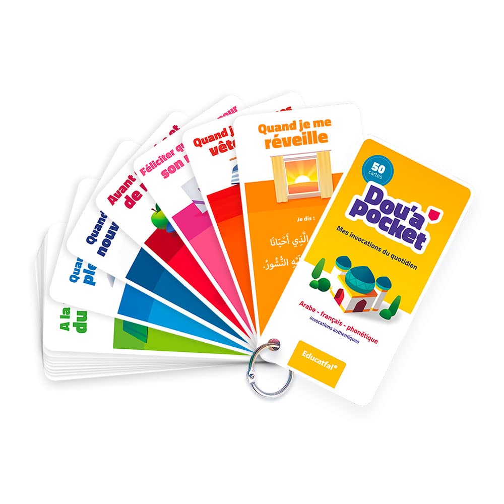 DOU’A POCKET : Mes Invocations Du Quotidien, 50 Cartes
