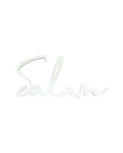 Lettres décoratives Salam - Blanc - Happy Muz Deco