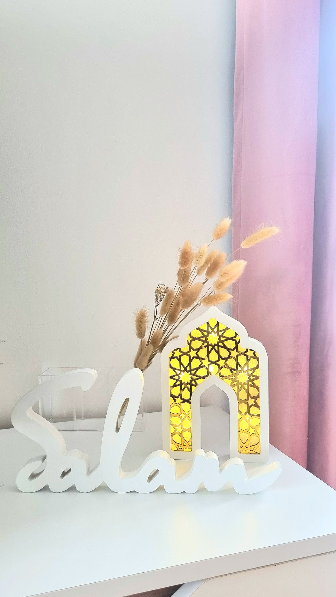 Lettres décoratives Salam - Blanc - Happy Muz Deco