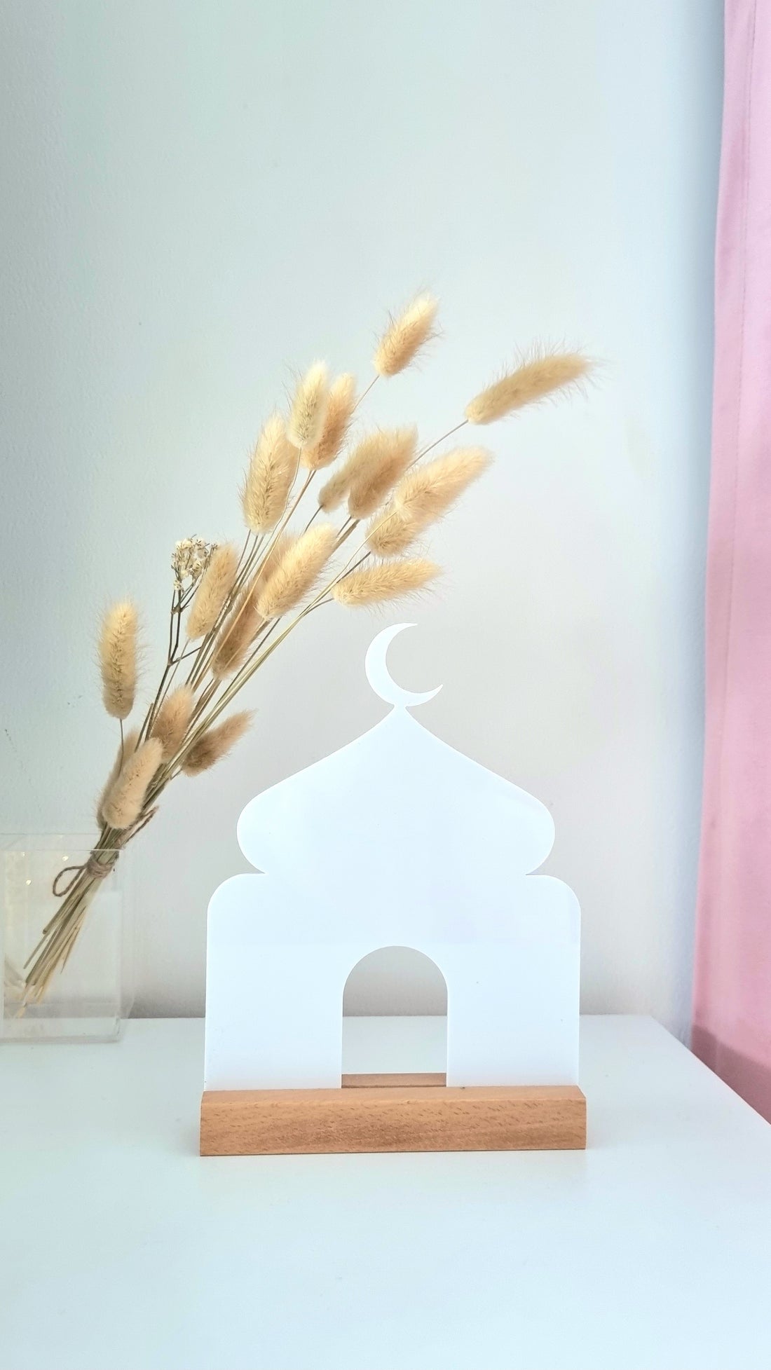 Décoration en forme de mosquée 1 - Acrylique Blanc - Happy Muz Deco