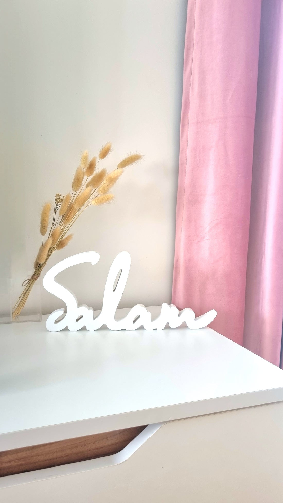 Lettres décoratives Salam - Blanc - Happy Muz Deco
