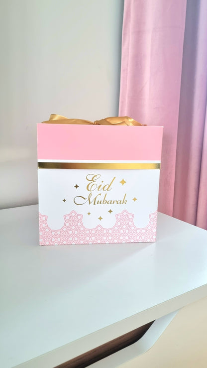 Boîte à cadeaux Eid Mubarak - Rose