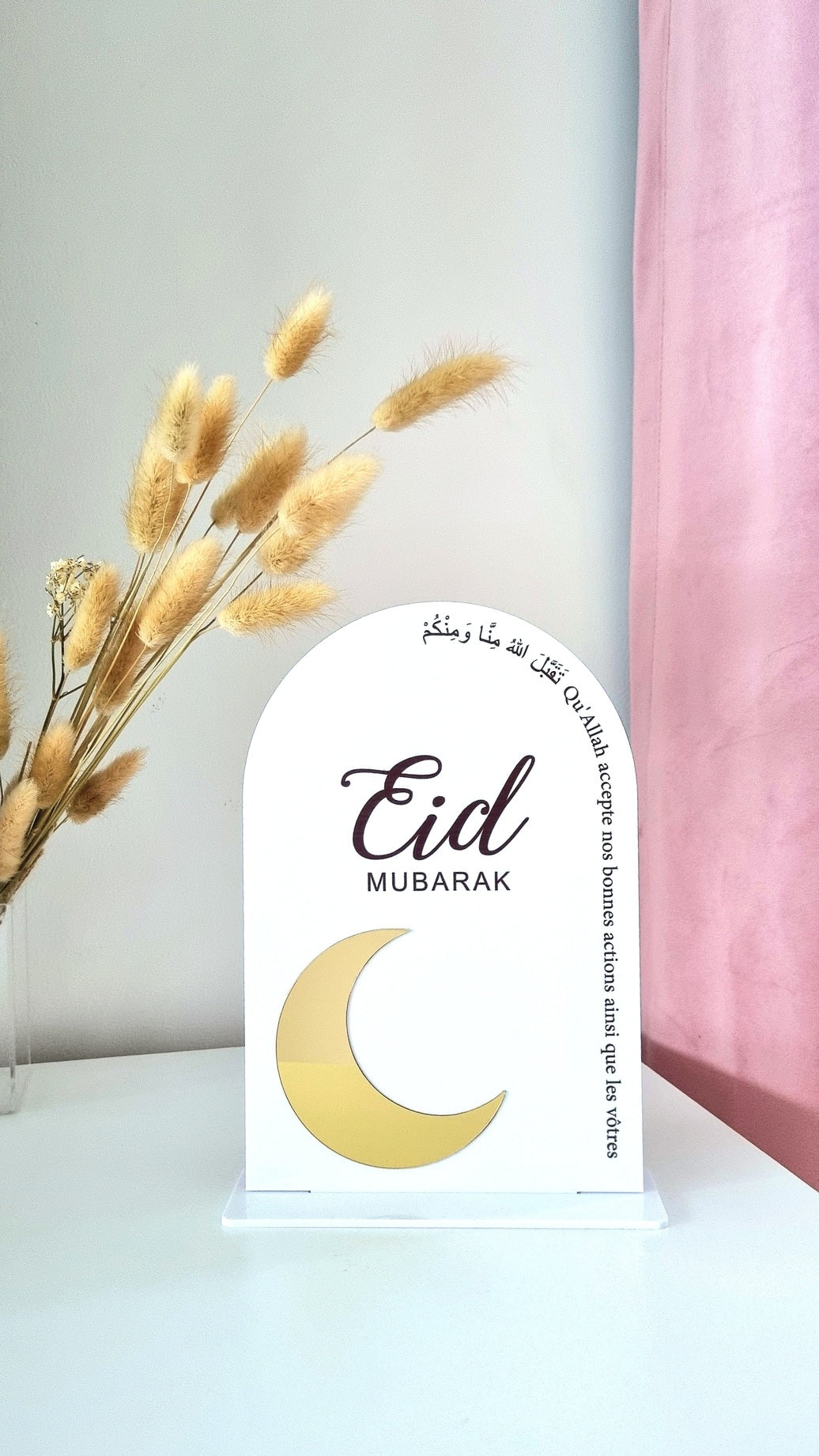 Déco en Acrylique Eid Mubarak avec Dou&