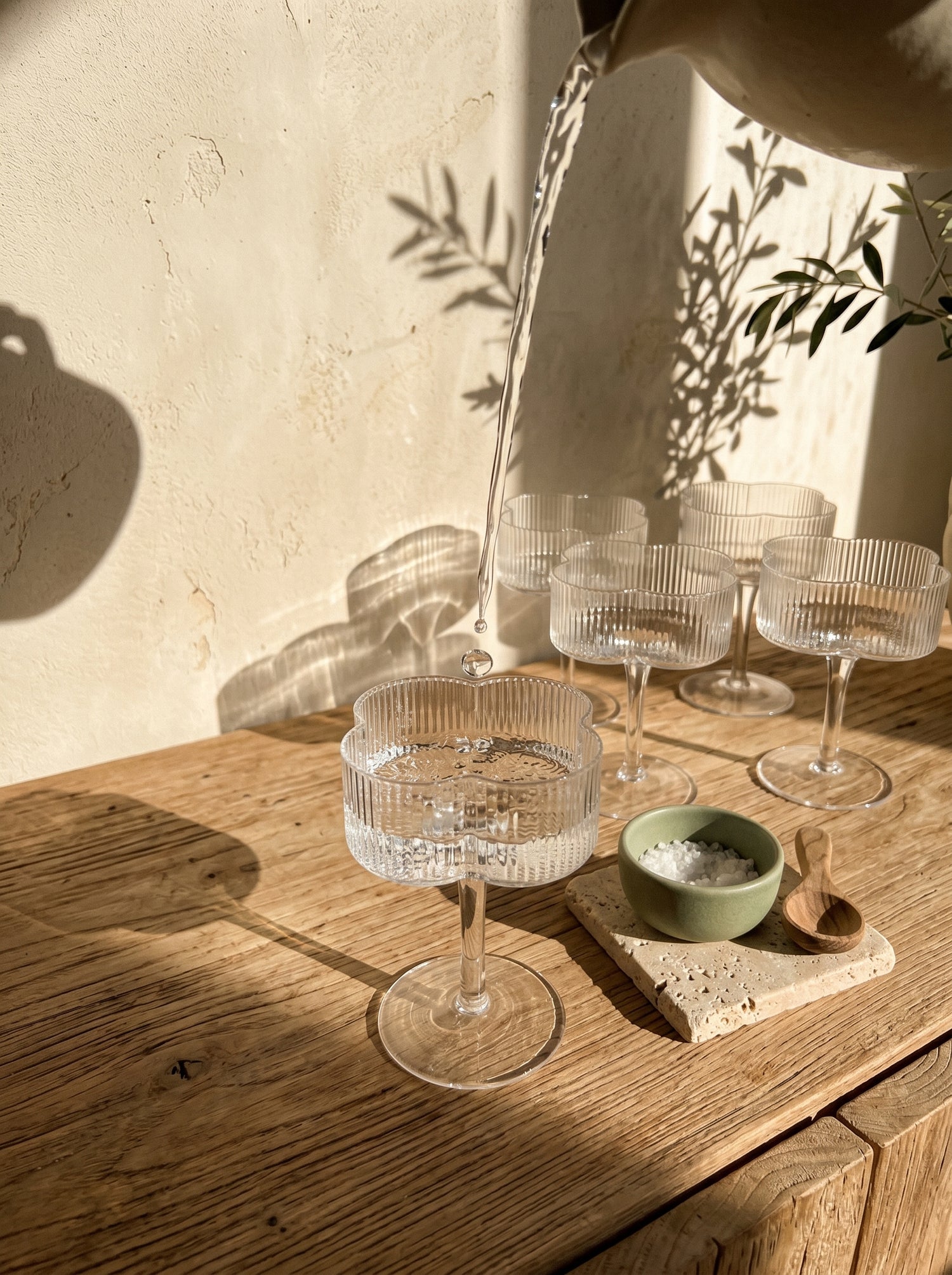Lot de 6 verres à cocktail Trèfle