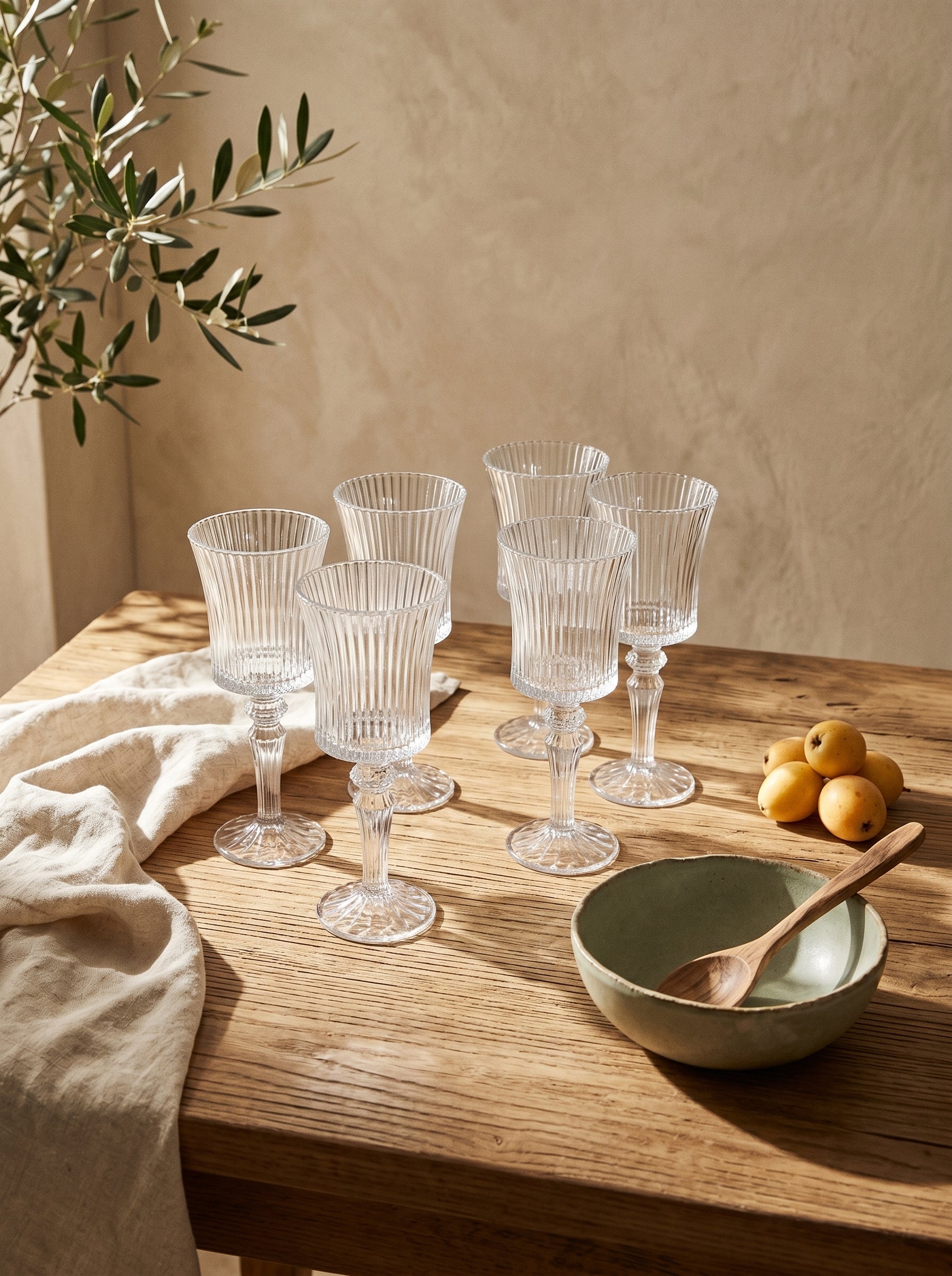 Lot de 6 Verres à pieds Lines élegance