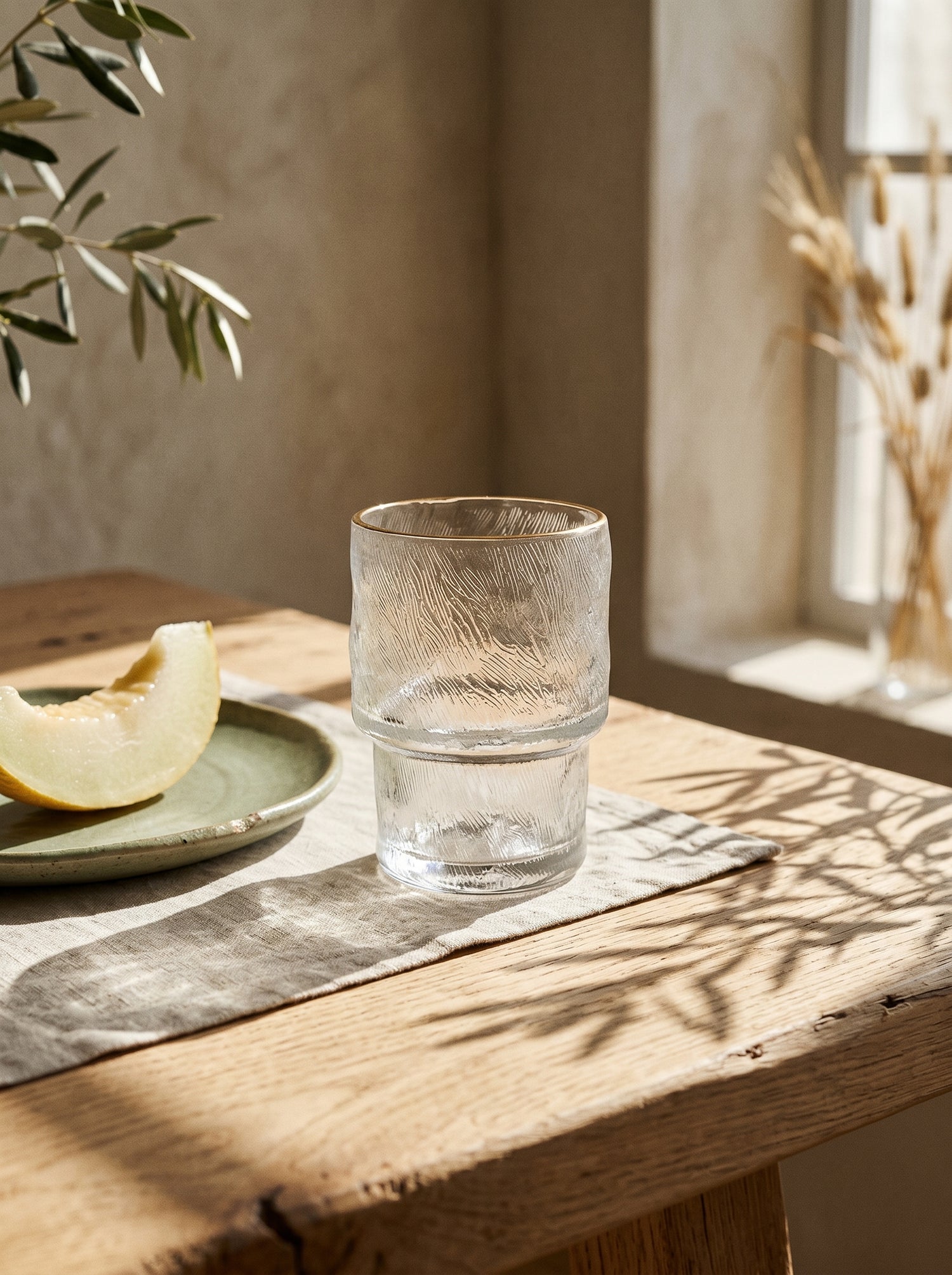 Lot de 6 petits Verres Ice - Liseré Doré