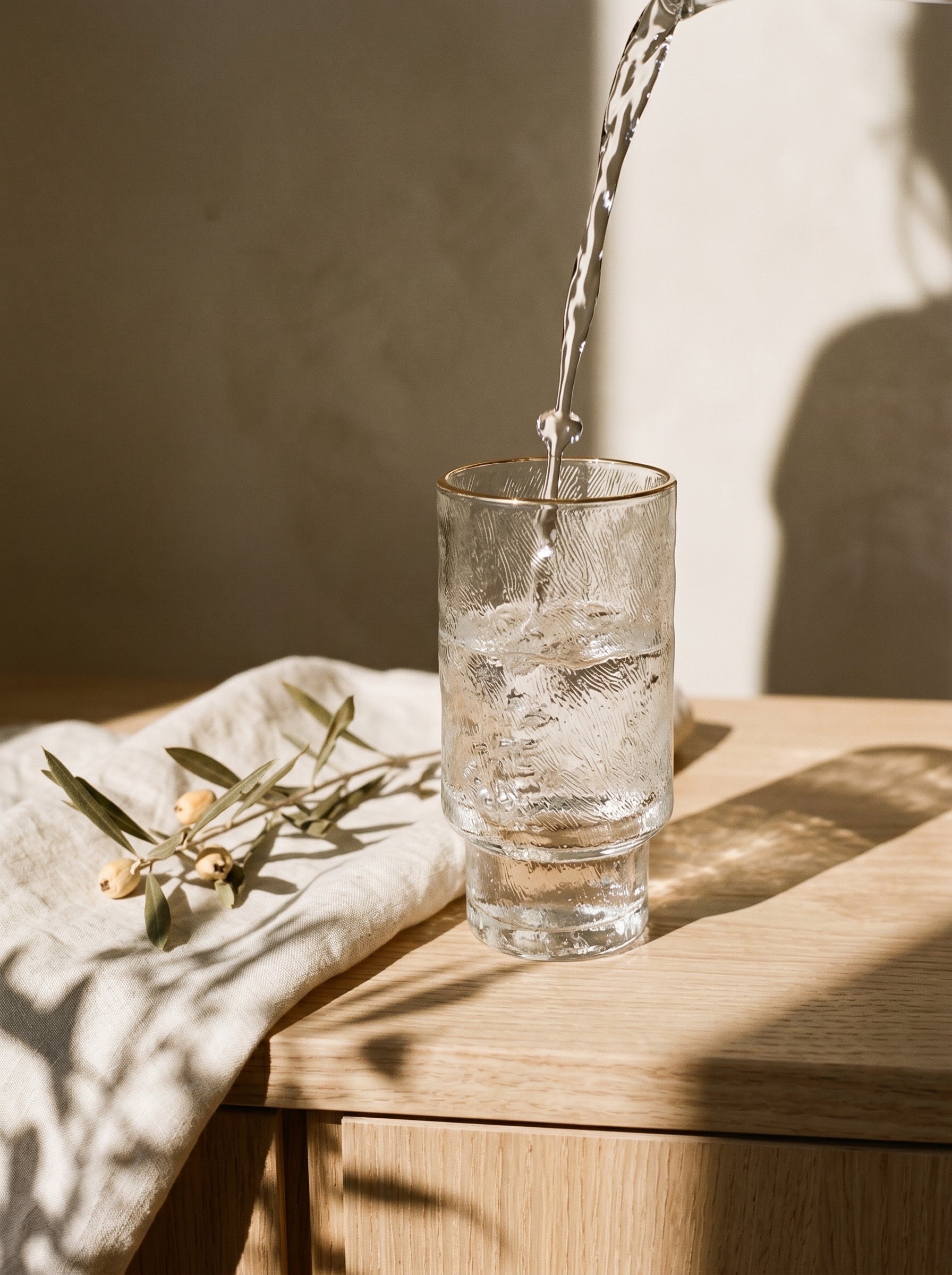 Lot de 6 grands Verres Ice – Liseré Doré
