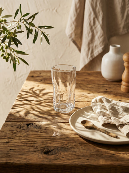 Lot de 6 Grands Verres Design Wave