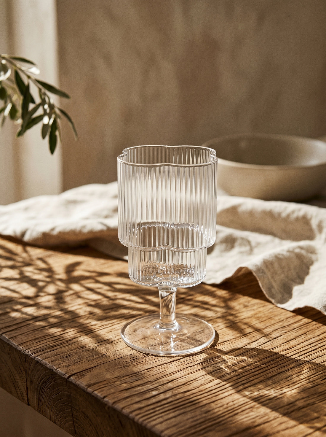 Lot de 6 verres à pied Trèfle