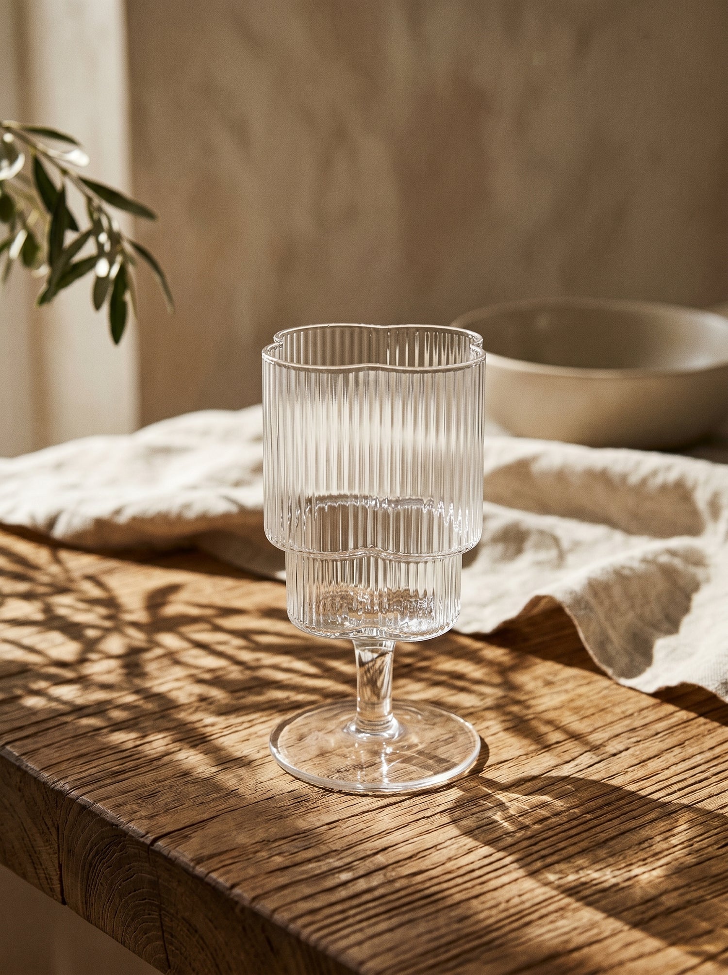 Lot de 6 verres à pied Trèfle