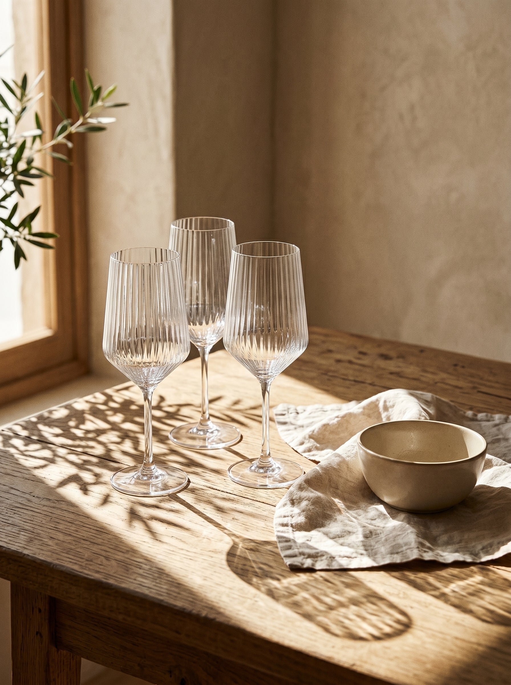 Lot de 6 Verres à pied Lines
