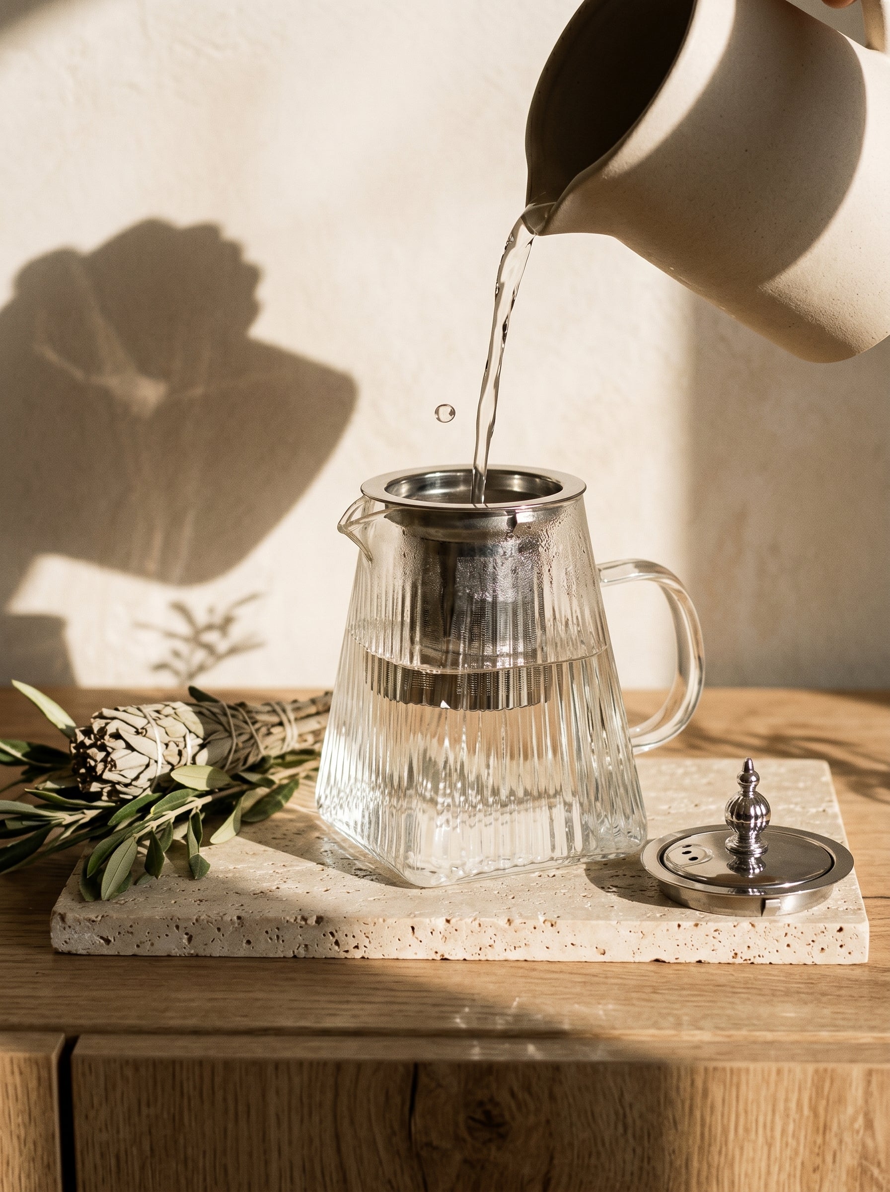 Théière argentée – 450 ml
