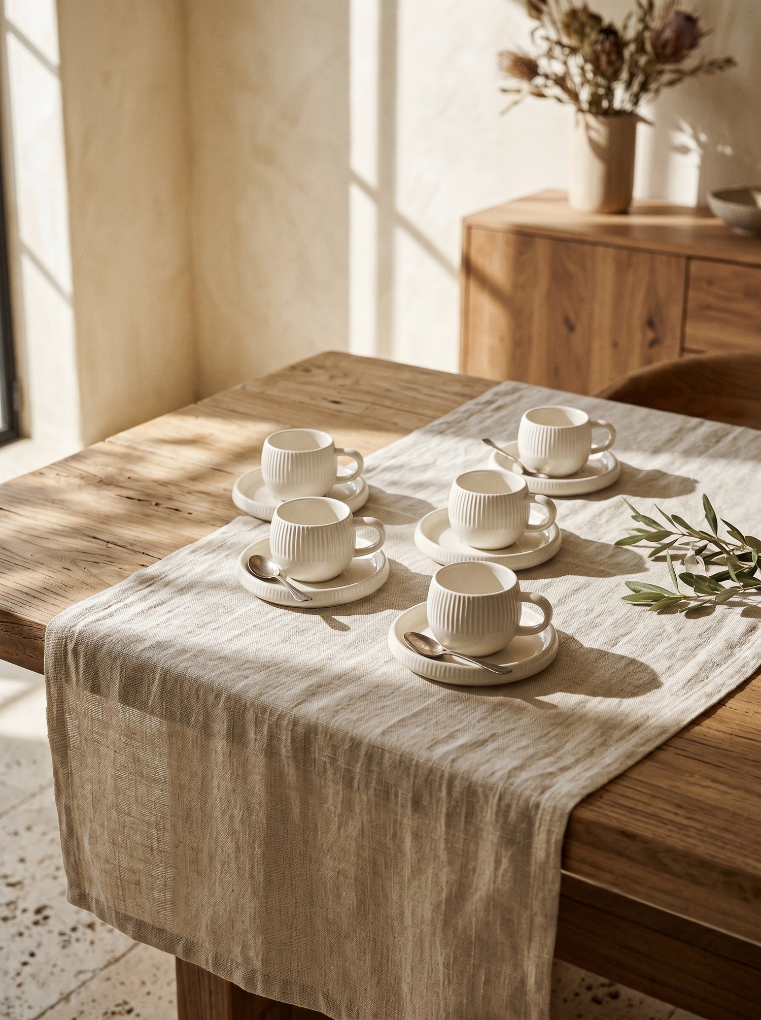 Service à café Chubby Lines – Tasses 200 ml