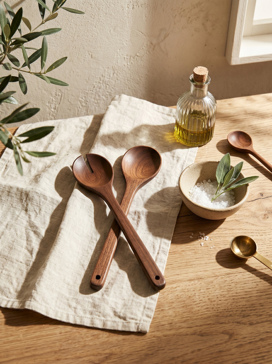 Set à Salade en Bois d’Acacia