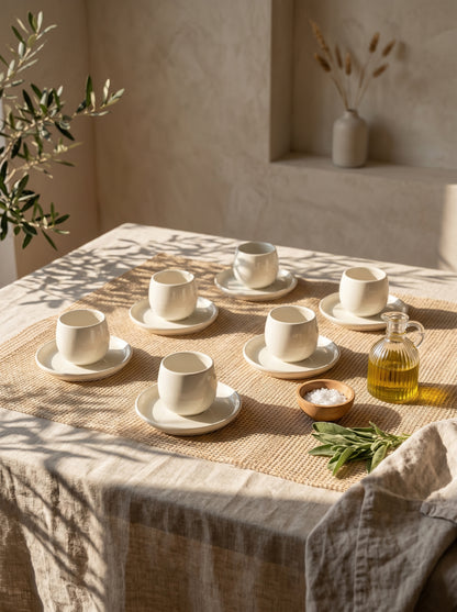 Service à café Egg – Tasses 200 ml