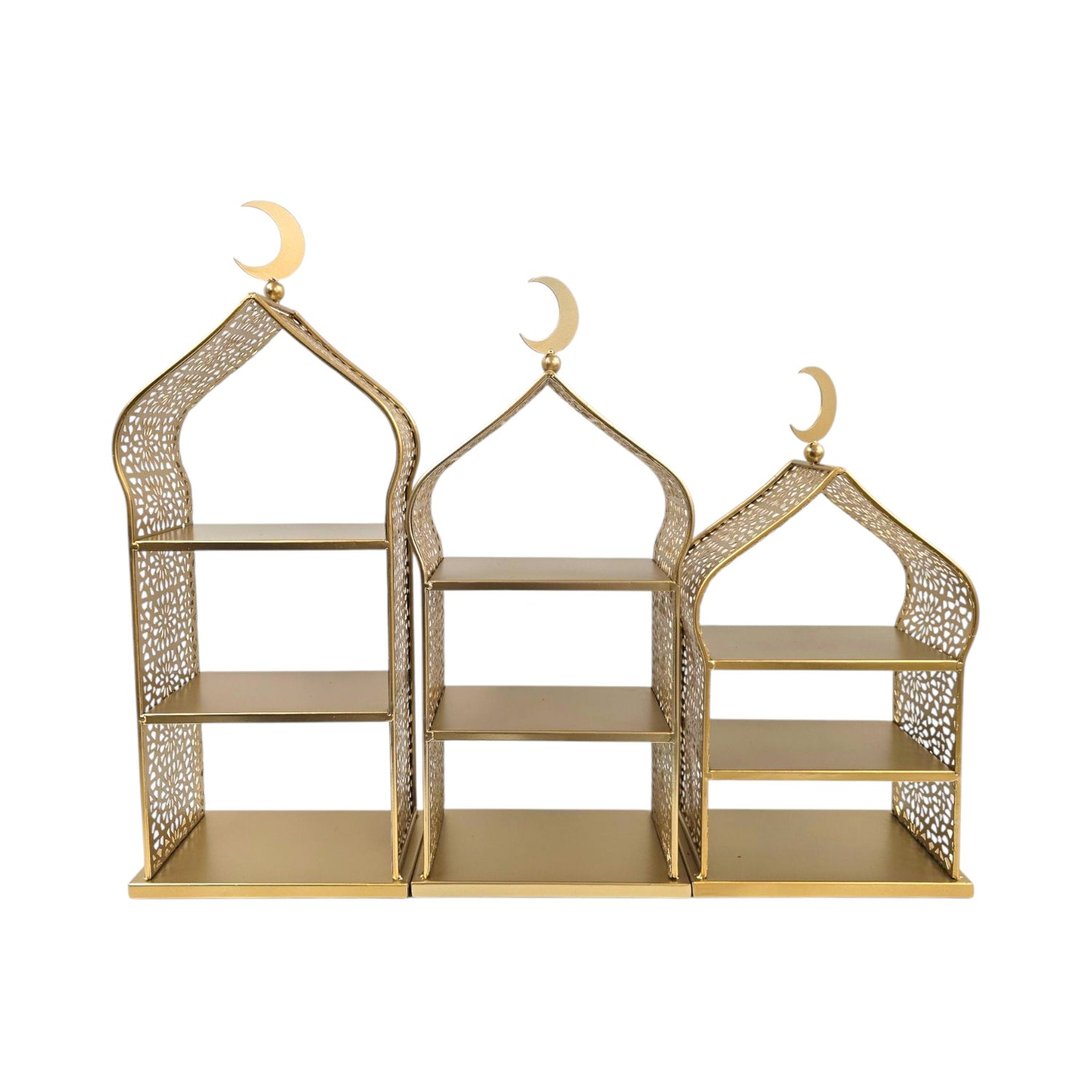 Plateau oriental 2 étages - Doré - Happy Muz Deco