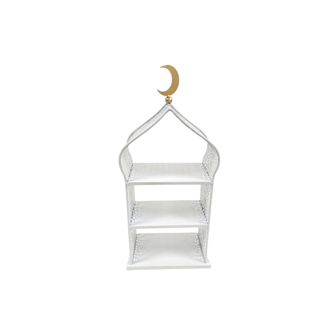 Plateau oriental 2 étages - Blanc - Happy Muz Deco