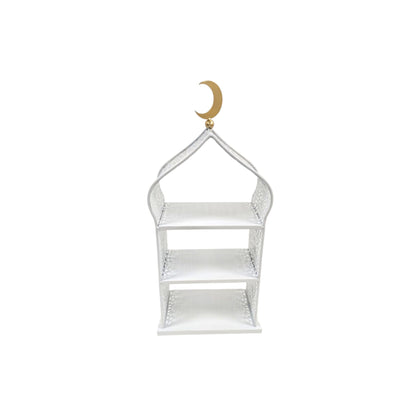 Plateau oriental 2 étages - Blanc - Happy Muz Deco