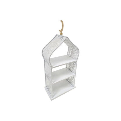 Plateau oriental 2 étages - Blanc - Happy Muz Deco