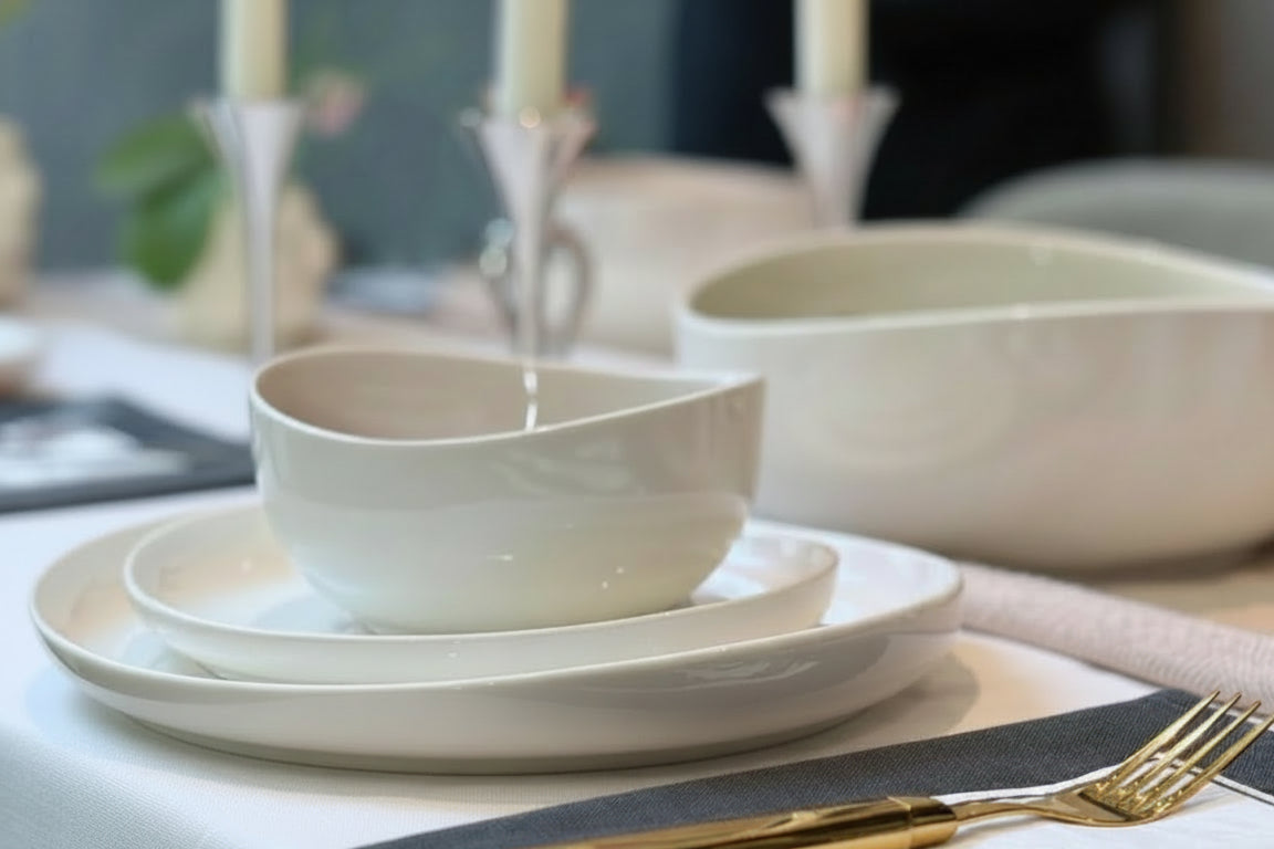 Service smile 27 pièces blanc pas cher