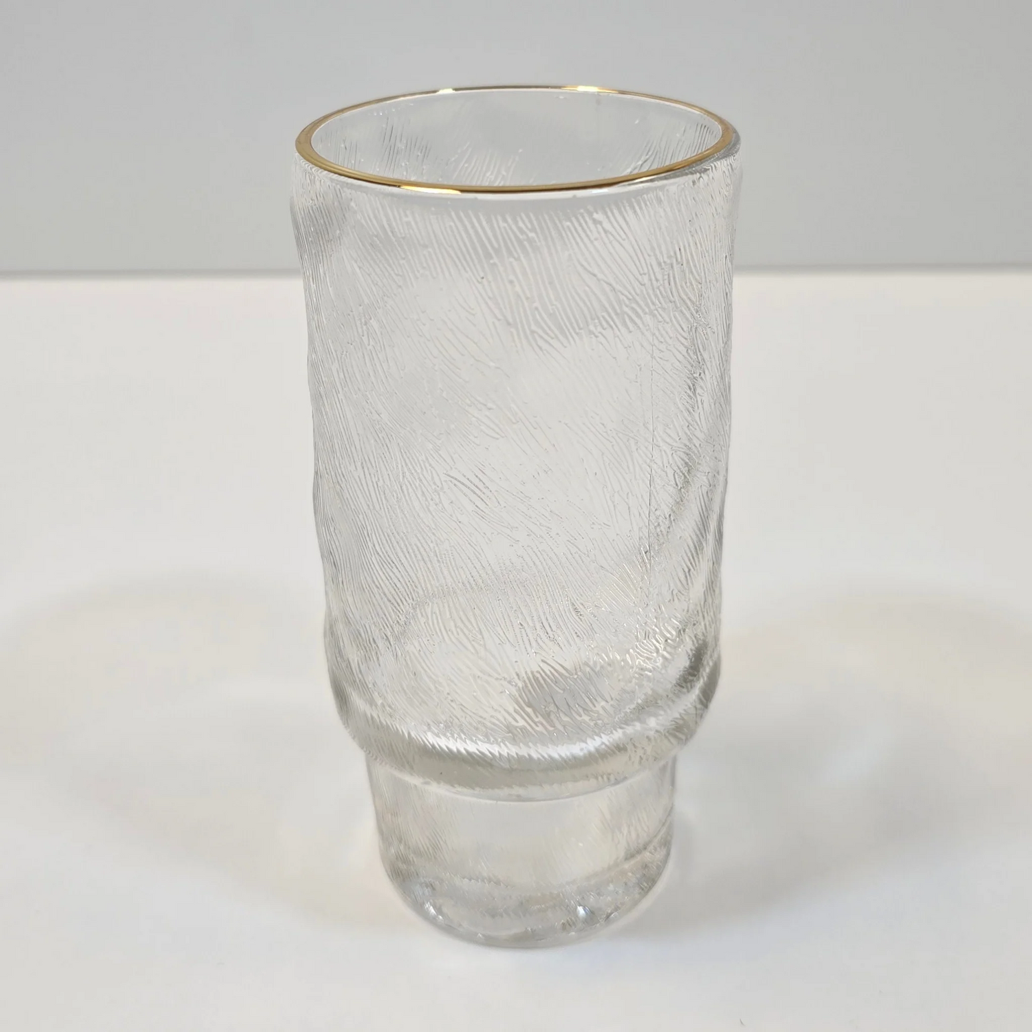 Lot de 6 grands Verres Ice – Liseré Doré - Happymuzdeco