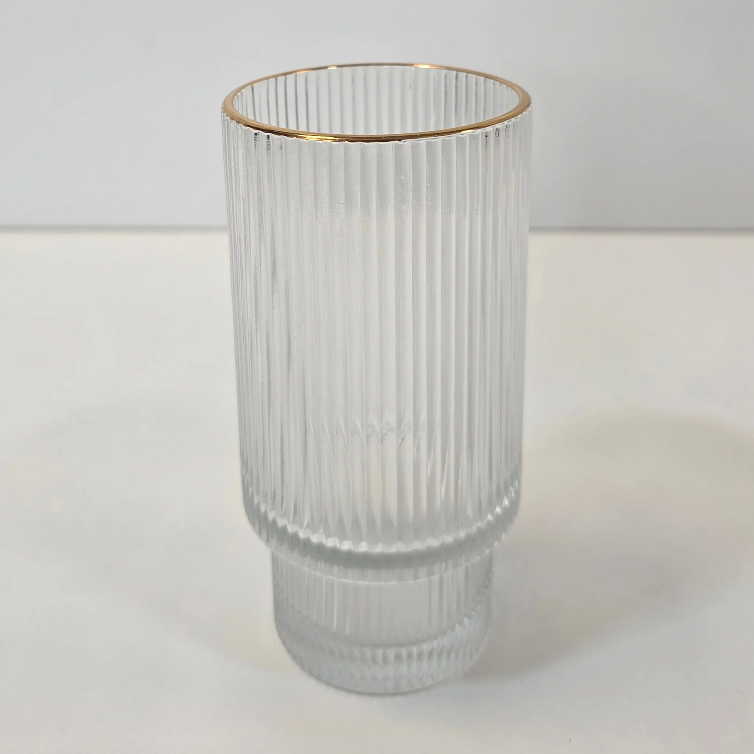 Lot de 6 grands Verres Lines – Liseré Doré - Happymuzdeco