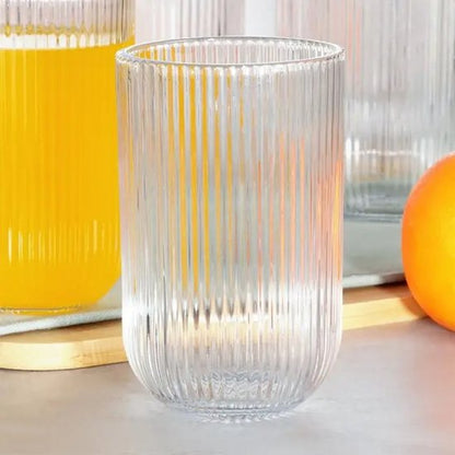 Lot de 6 Grands Verres Stripped - Happymuzdeco