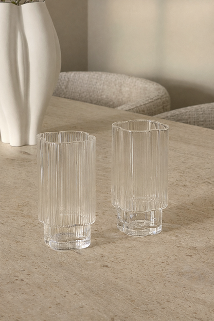 Lot de 6 grands verres Trèfle - Happymuzdeco