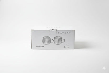 Lot de 2 tasses à café Timeless – 350 ml - Happymuzdeco