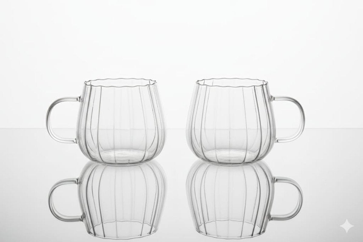 Lot de 2 tasses à café Timeless – 350 ml - Happymuzdeco