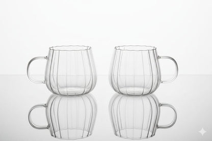 Lot de 2 tasses à café Timeless – 350 ml - Happymuzdeco