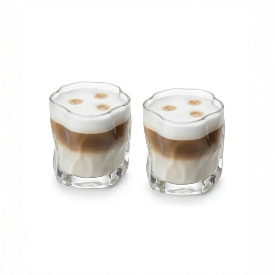 Lot de 6 Petits Verres Design Wave - Happymuzdeco