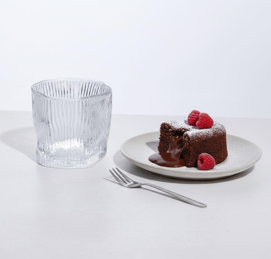 Lot de 6 Petits Verres Design Wave Lines