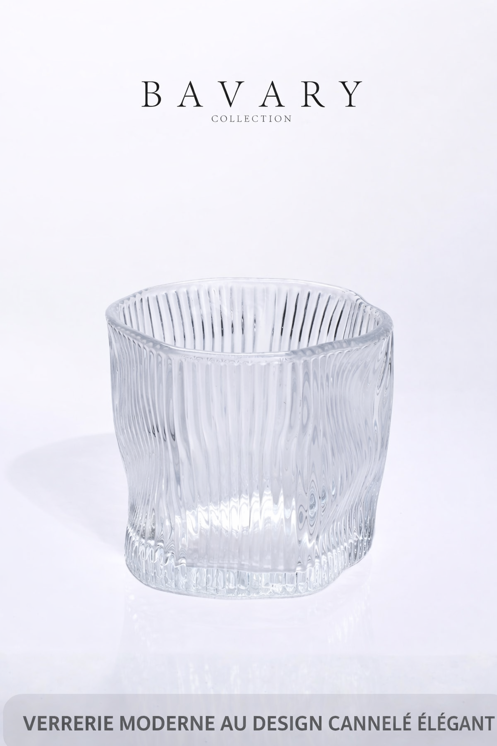 Lot de 6 Petits Verres Design Wave Lines - Happymuzdeco