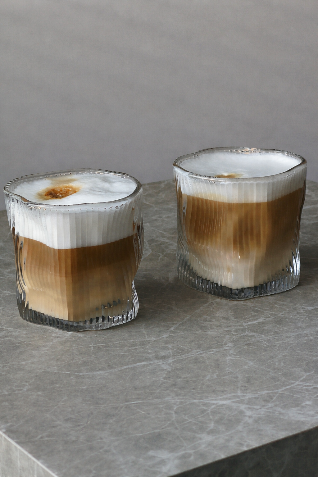Lot de 6 Petits Verres Design Wave Lines - Happymuzdeco