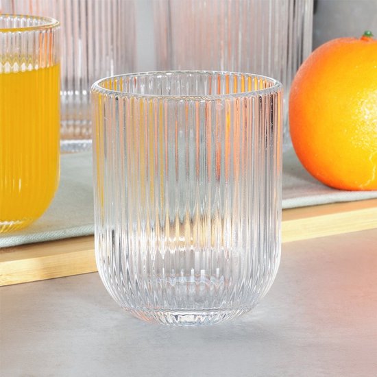 Lot de 6 Petits Verres Stripped - Happymuzdeco