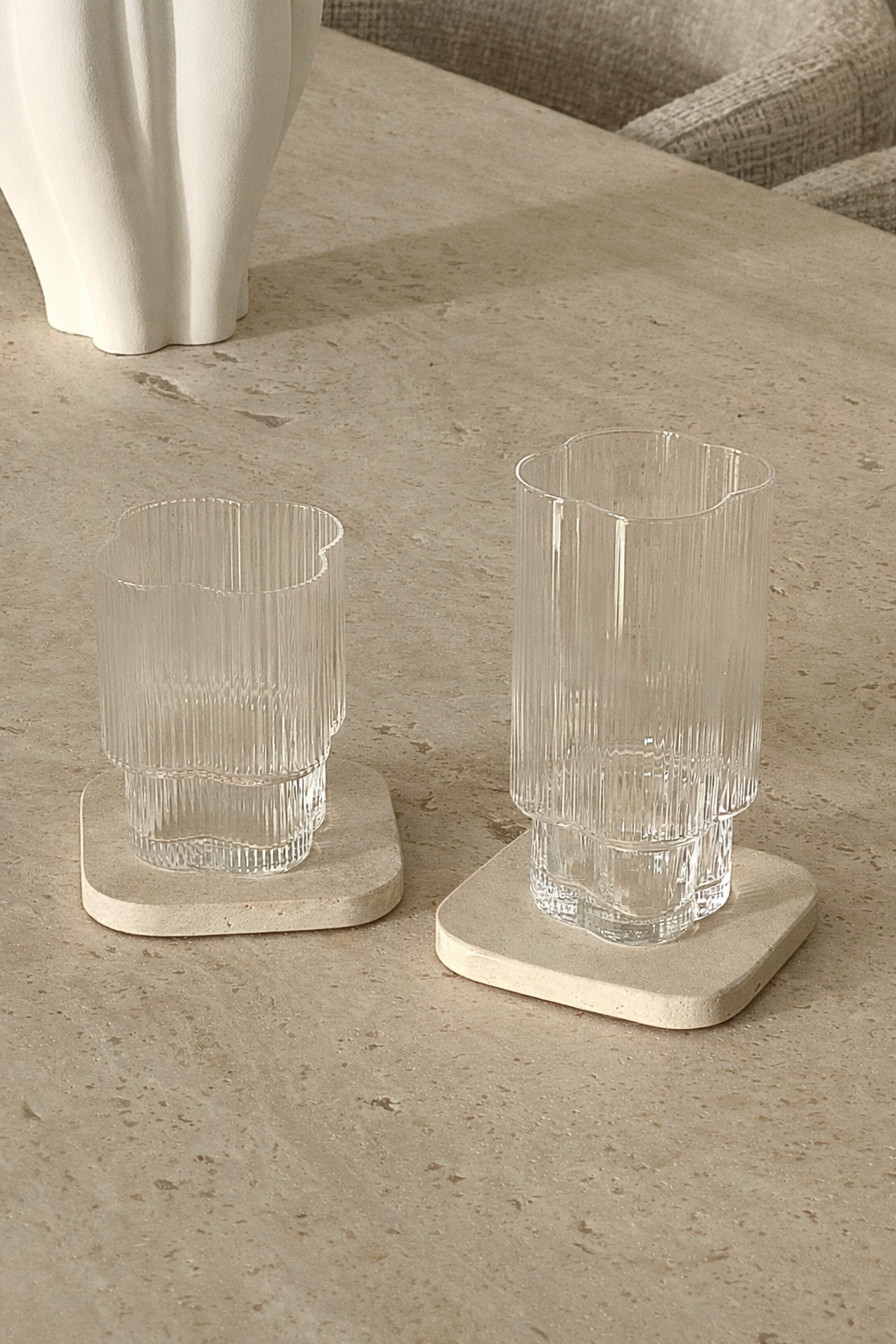 Lot de 6 petits verres Trèfle - Happymuzdeco
