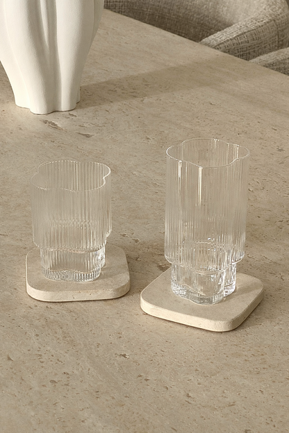 Lot de 6 petits verres Trèfle - Happymuzdeco