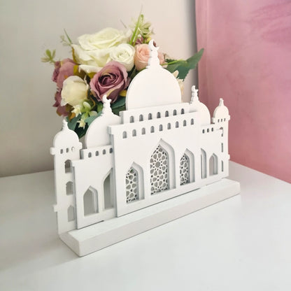 Déco Mosquée en bois - Blanc