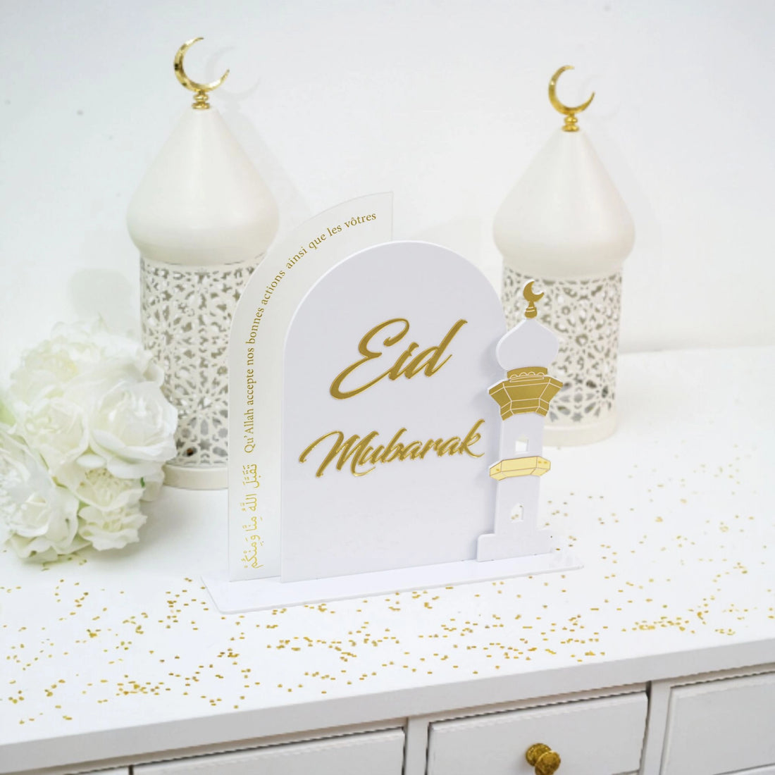 Déco en Acrylique Eid Mubarak avec Dou&