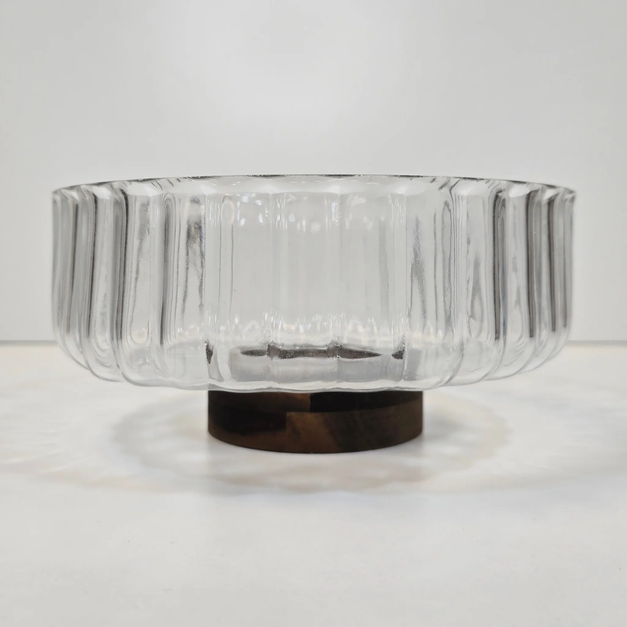 Saladier avec support en bois d’acacia – 20 cm - Happymuzdeco