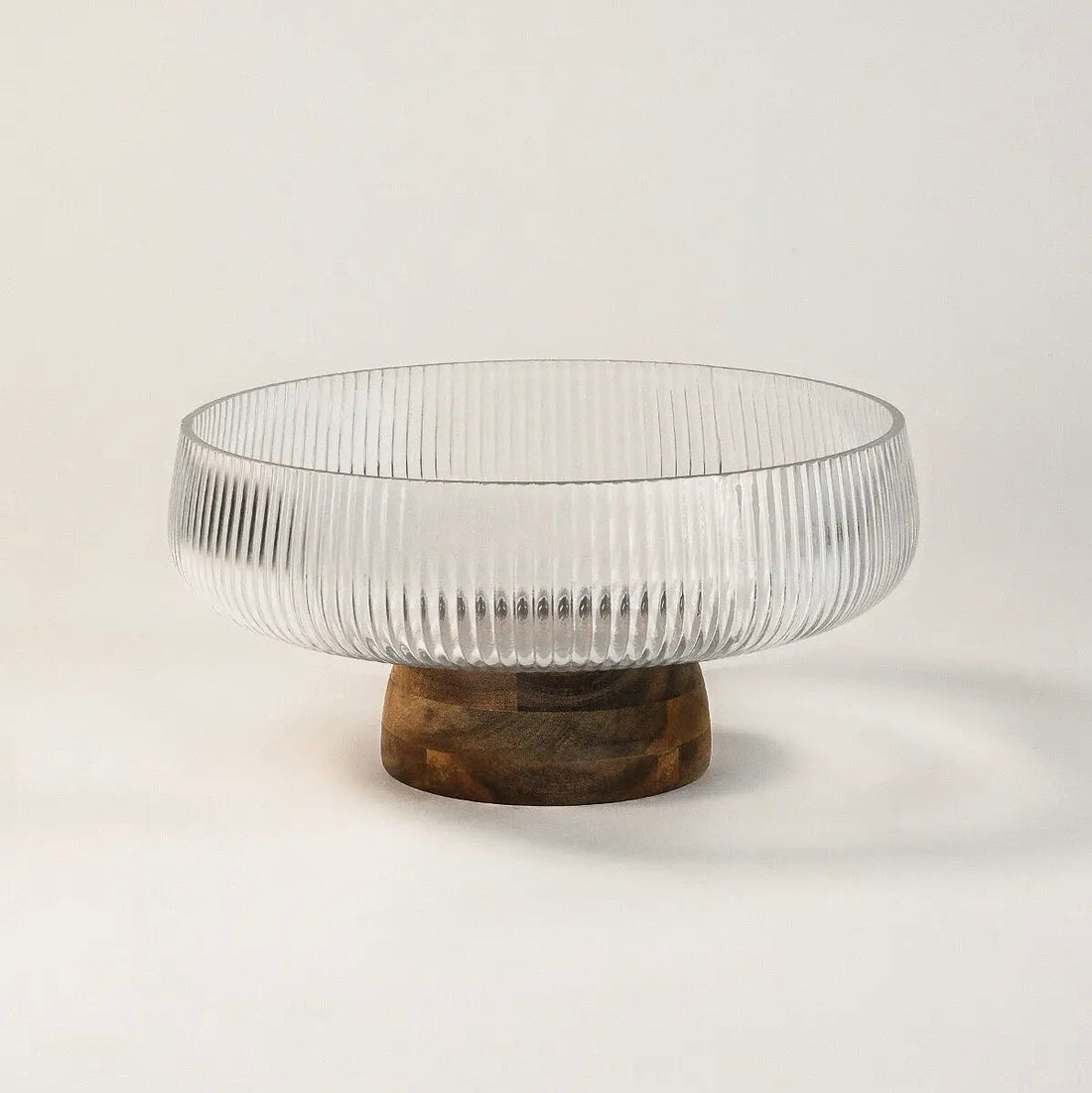 Saladier avec support en bois d’acacia – 24 cm - Happymuzdeco