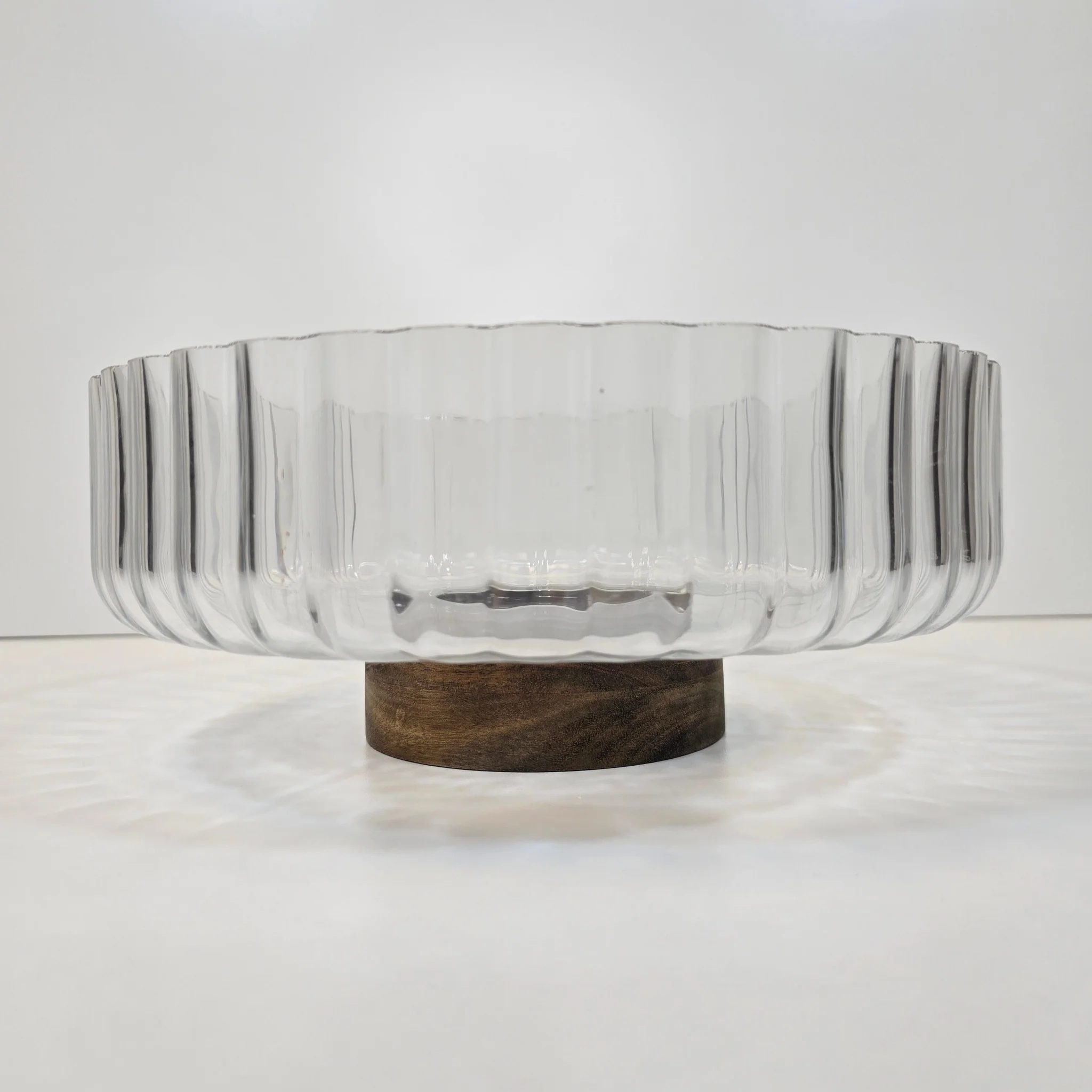 Saladier avec support en bois d’acacia – 26 cm - Happymuzdeco