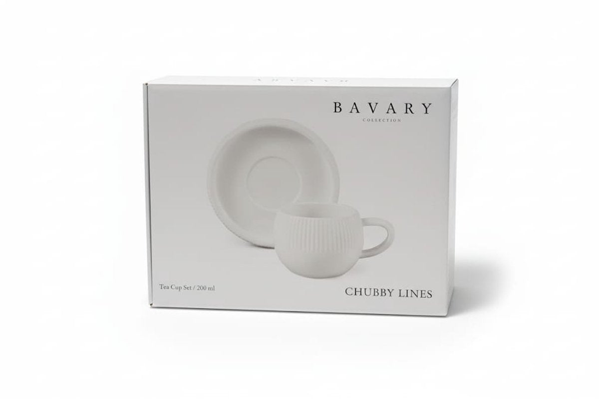 Service à café Chubby Lines – Tasses 200 ml - Happymuzdeco