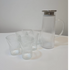 Service carafe et verres en verre - Happymuzdeco