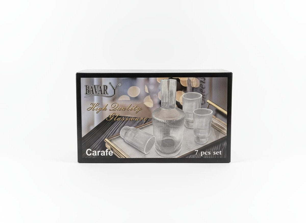 Service carafe et verres – Liseré doré - Happymuzdeco