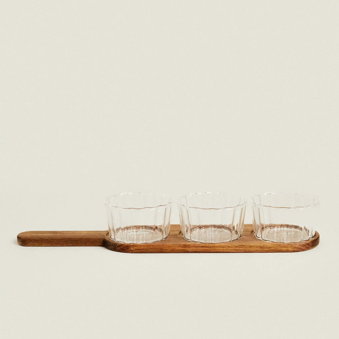 Set de bols apéritif avec support en bois - Happymuzdeco