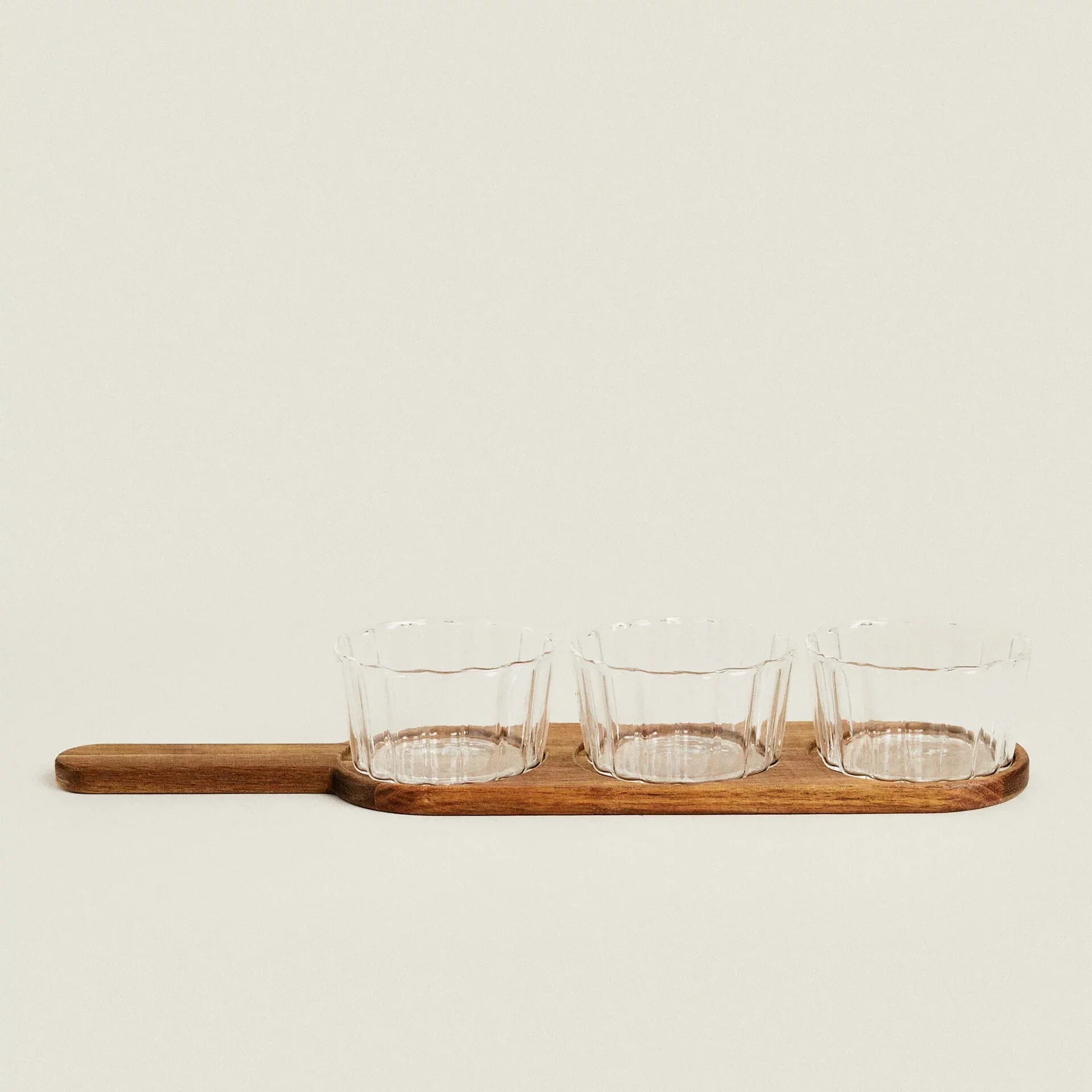 Set de bols apéritif avec support en bois - Happymuzdeco