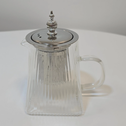 Théière argentée – 450 ml - Happymuzdeco