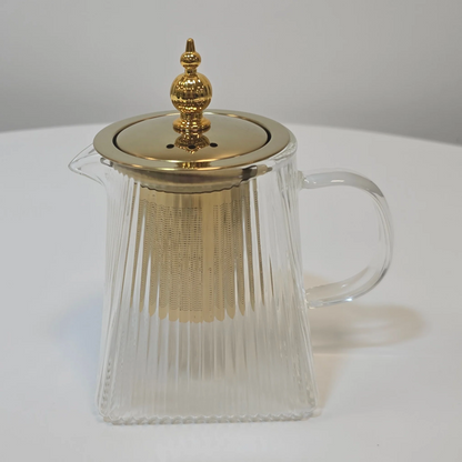 Théière dorée – 450 ml - Happymuzdeco